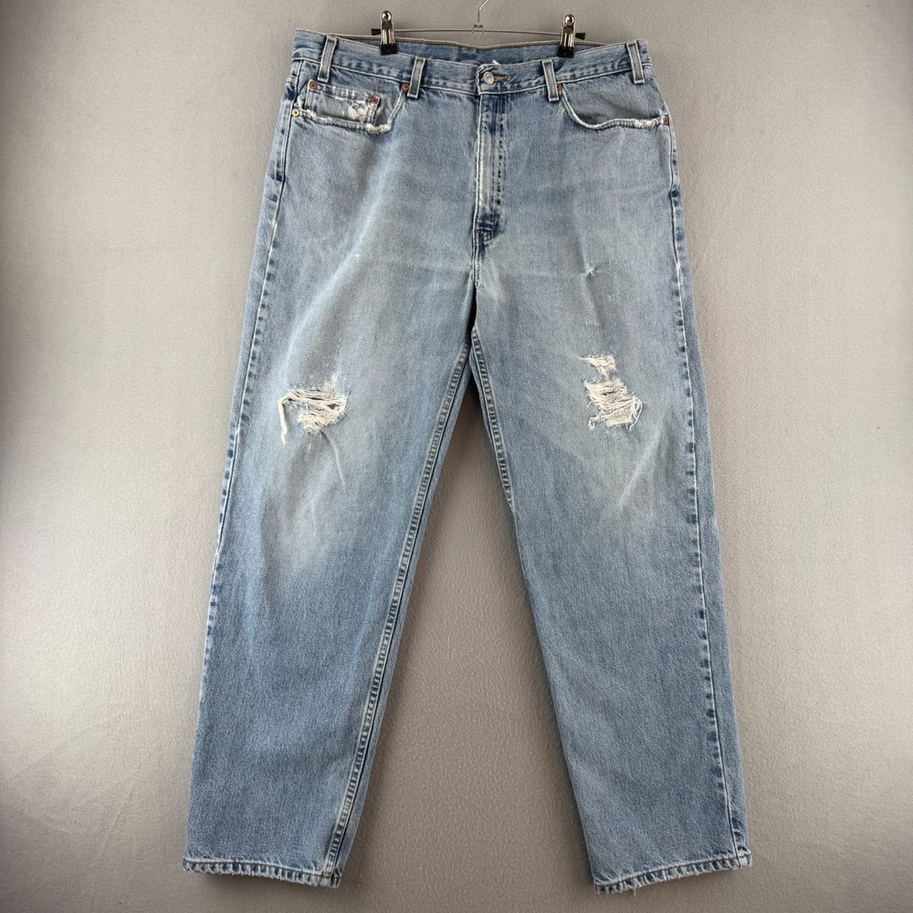 Vintage Levis Jeans Mens 40x32 (Fits 38x31) Blue Denim 550 Relaxed Tapered TAGGG